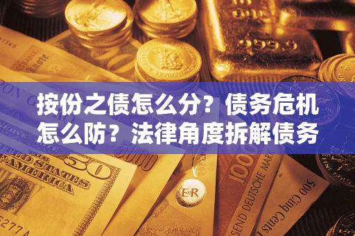 武汉按份之债怎么分？债务危机怎么防？法律角度拆解债务分配与风险自保指南