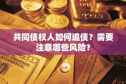 武汉共同债权人如何追债？需要注意哪些风险？