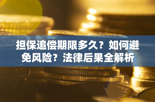 武汉担保追偿期限多久？如何避免风险？法律后果全解析