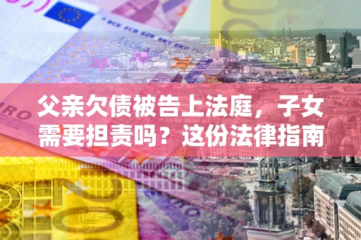 武汉父亲欠债被告上法庭，子女需要担责吗？这份法律指南必须看完