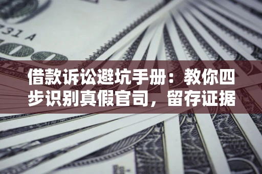 武汉借款诉讼避坑手册：教你四步识别真假官司，留存证据不踩雷
