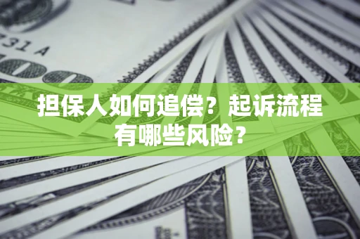 武汉担保人如何追偿？起诉流程有哪些风险？