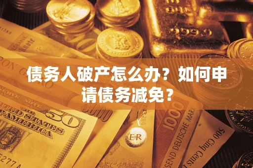 武汉债务人破产怎么办？如何申请债务减免？