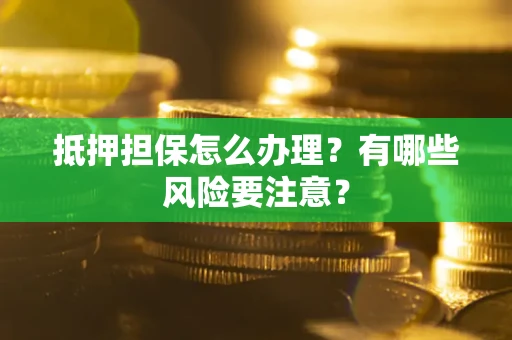 武汉抵押担保怎么办理？有哪些风险要注意？