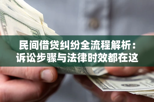 武汉民间借贷纠纷全流程解析：诉讼步骤与法律时效都在这儿了