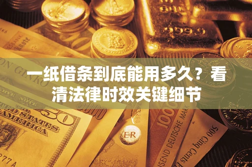 武汉一纸借条到底能用多久？看清法律时效关键细节