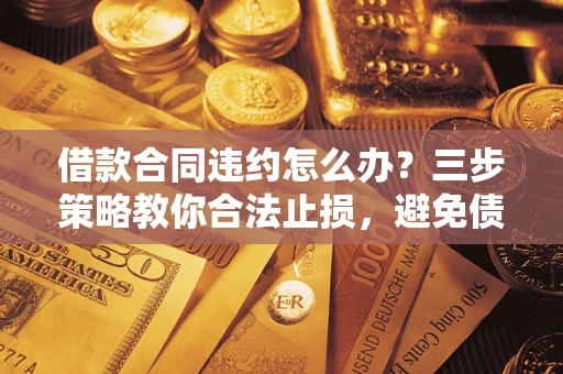武汉借款合同违约怎么办？三步策略教你合法止损，避免债务危机升级
