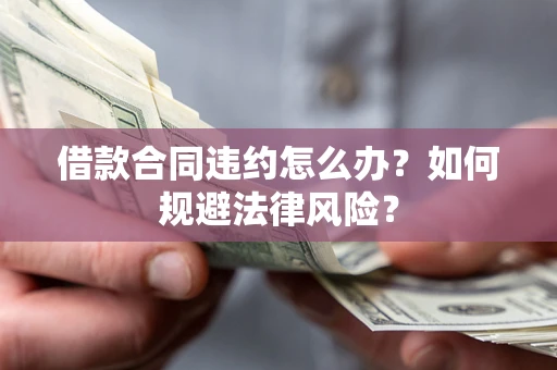 武汉借款合同违约怎么办？如何规避法律风险？