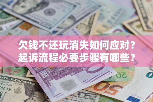 武汉欠钱不还玩消失如何应对？起诉流程必要步骤有哪些？
