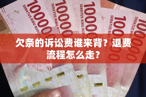 武汉欠条的诉讼费谁来背？退费流程怎么走？
